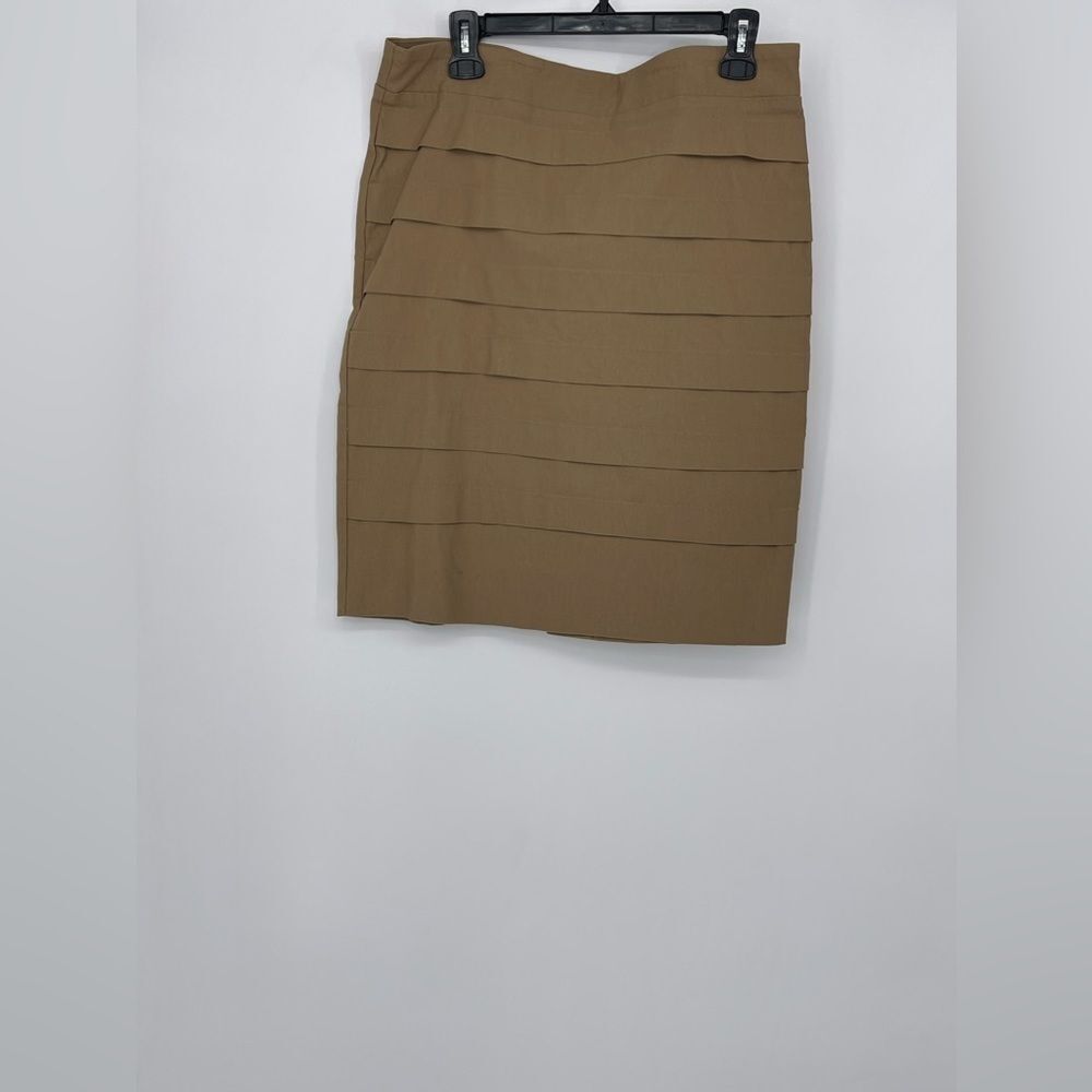 Fashion to figure‎ skirt, size 2X Carmel color stretch pencil career skirt